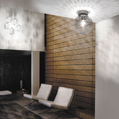 Plafonnier contemporain - BOLLE  - Vistosi - rond / en verre / à LED