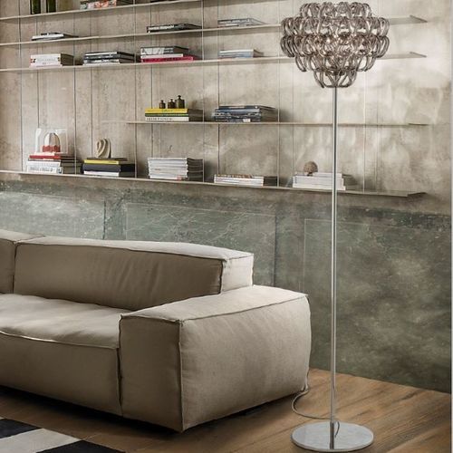 Lampe sur pied - GIOGALI - Vistosi - en verre / contemporaine / d'intérieur