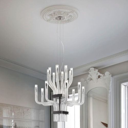 Lustre design original - STARDUST - Vistosi - en cristal / en verre soufflé / en métal
