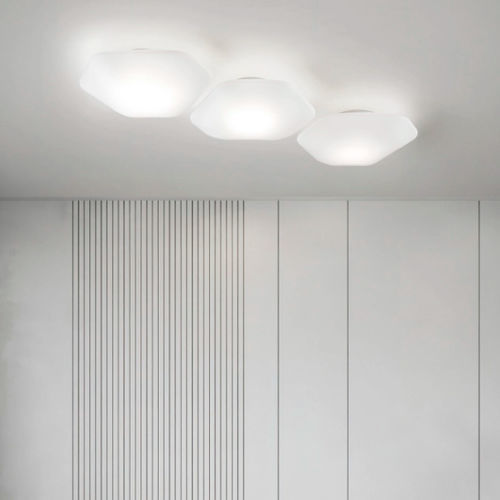 Plafonnier contemporain - MODULOR - Vistosi - sculptural / en verre soufflé / à LED