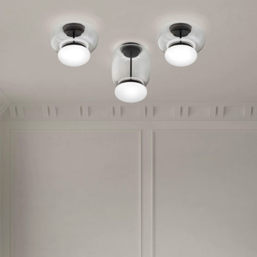 Plafonnier contemporain - FARO - Vistosi - rond / en métal / en verre