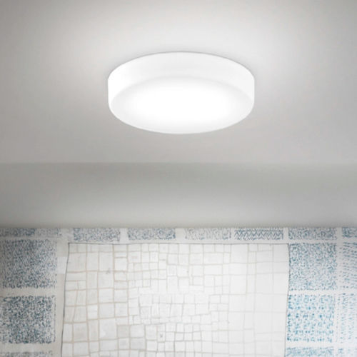 Plafonnier contemporain - SOGNO - Vistosi - rond / en verre soufflé / à LED
