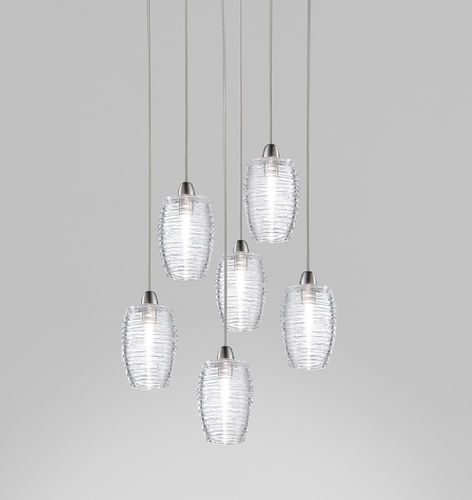 Suspension - DAMASCO - Vistosi - en verre / contemporaine / d'intérieur