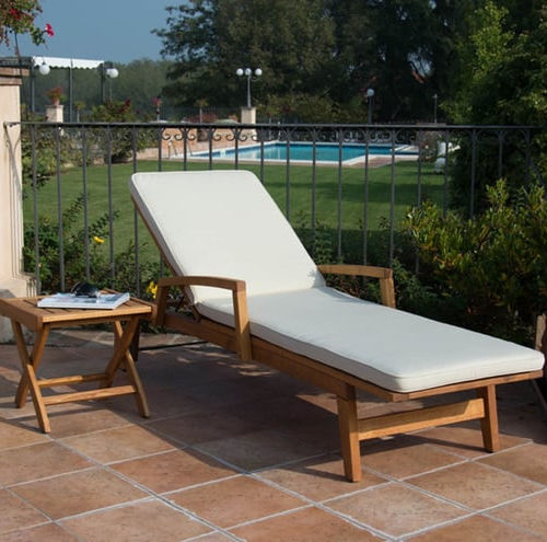 Bain de soleil contemporain - FLOR - Pircher Oberland - en bois / dossier ajustable / à roulettes