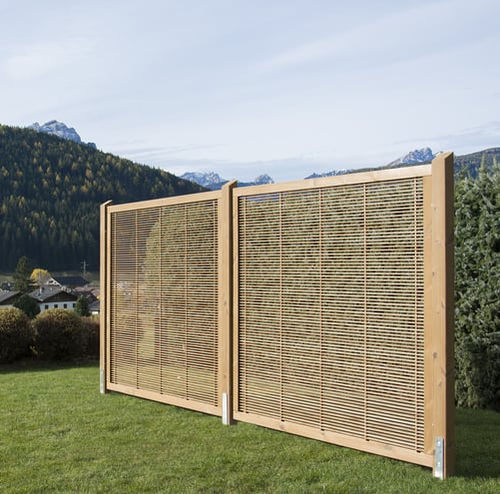 Clôture à barreaux - MISTRAL  - Pircher Oberland - de jardin / en pin / contemporaine