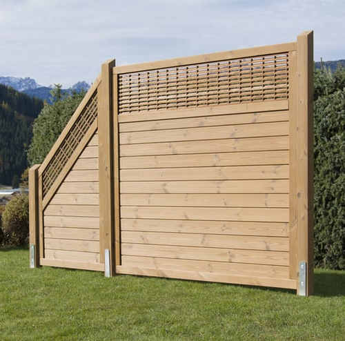 Paravent contemporain - GRECALE - Pircher Oberland - en pin / de jardin