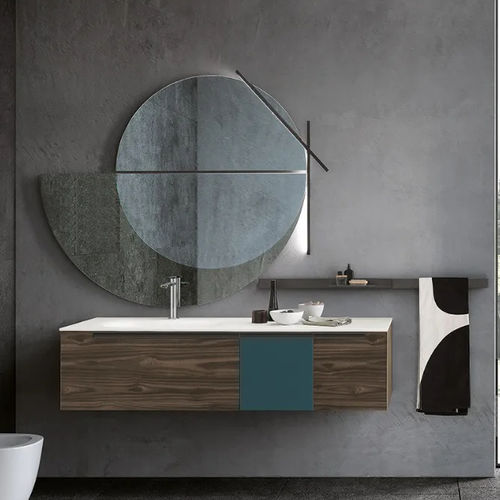 Meuble vasque suspendu - SIDE 02  - ARCHEDA - en mélaminé / contemporain / sans porte