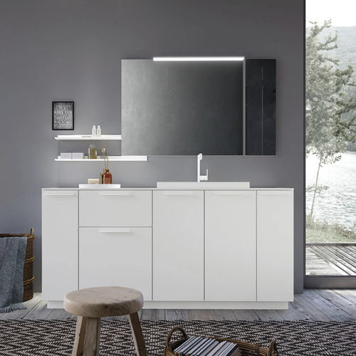 Meuble de salle de bain contemporain - ESSENZE 22 - ARCHEDA - résidentiel / en bois / laqué