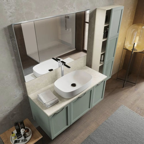 Meuble de salle de bain moderne - SETA 06 - ARCHEDA - résidentiel / en aluminium / en céramique