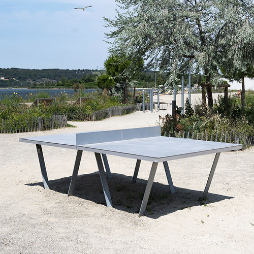 Table de ping-pong d'extérieur - OXYGENE  - AREA - contemporaine / pour espace public / en aluminium
