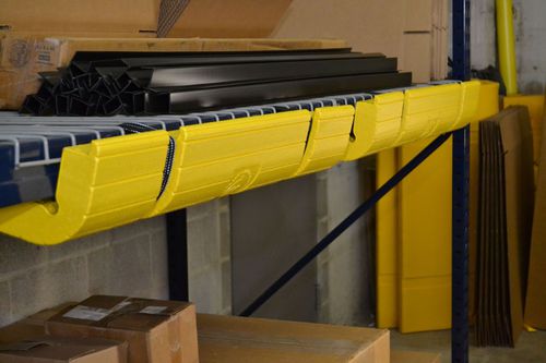 Protection de pilier pour rayonnage - BEAM-BUMP-Y, BEAM-BUMP-B - Sentry Protection - coupe-feu / haute visibilité