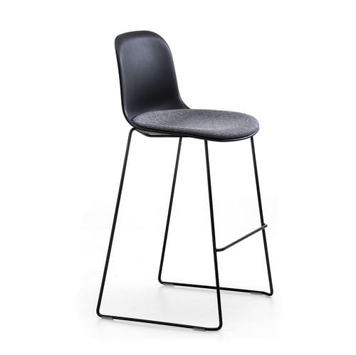 Tabouret de bar contemporain - Máni ST-SL - arrmet - en tissu / en polypropylène / avec piètement en métal