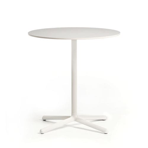 Table bistrot contemporaine - Clivo 73 - arrmet - en HPL / en frêne / en marbre