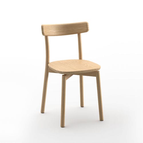 Chaise contemporaine - Fondina Easy - arrmet - d'intérieur / en frêne / avec piètement en frêne