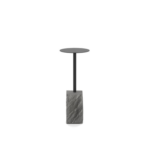 Table d'appoint contemporaine - Rocks 22 - arrmet - en acier peint / avec piètement en acier peint / ronde