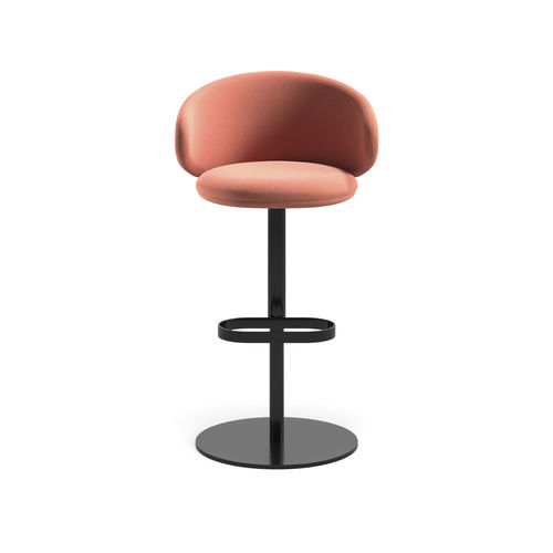 Chaise de bar contemporaine - Belle ST-S-A - arrmet - d'intérieur / en tissu / en cuir