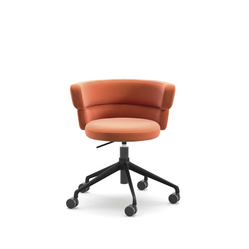 Chaise de bureau contemporaine - Dam HO - arrmet - d'intérieur / en tissu / en cuir