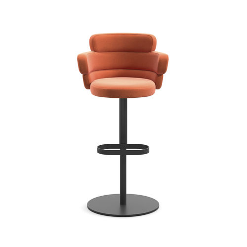 Chaise de bar contemporaine - DAM XL ST-S-A - arrmet - d'intérieur / en tissu / en cuir