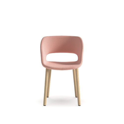 Chaise contemporaine - Kabira 4WL  - arrmet - d'intérieur / en tissu / en cuir