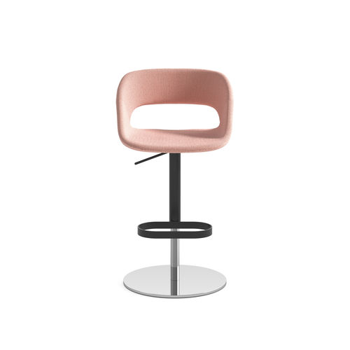 Chaise de bar contemporaine - Kabira ST-ADJ - arrmet - d'intérieur / en tissu / en cuir