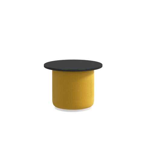 Table basse contemporaine - Cèpe XS - arrmet - en contreplaqué / avec piètement en cuir / avec piètement en tissu