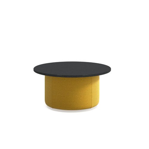 Table basse contemporaine - Cèpe S - arrmet - en contreplaqué / avec piètement en cuir / avec piètement en tissu