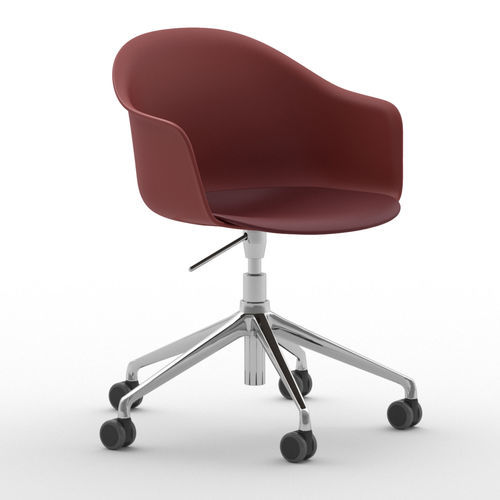 Chaise de bureau contemporaine - Máni Armshell HO - arrmet - d'intérieur / en polypropylène / avec piètement en métal