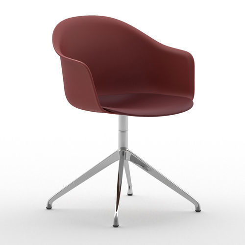 Chaise de bureau contemporaine - Máni SP - arrmet - d'intérieur / en polypropylène / avec piètement en aluminium peint