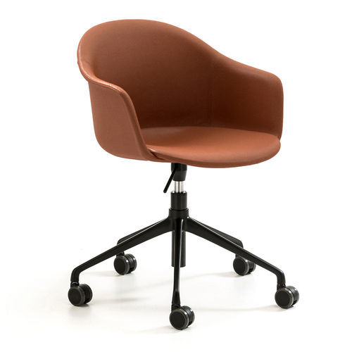 Chaise de bureau contemporaine - Máni Armshell HO - arrmet - d'intérieur / en tissu / en cuir