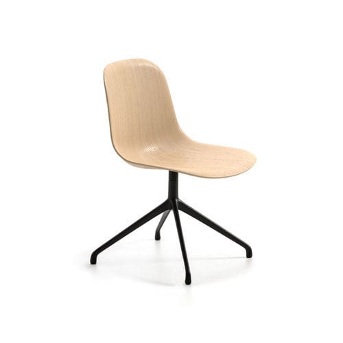Chaise de bureau contemporaine - Máni SP - arrmet - d'intérieur / en frêne / avec piètement en aluminium peint
