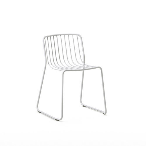 Chaise contemporaine - Randa Nude - arrmet - d'extérieur / d'intérieur / en Trevira CS®