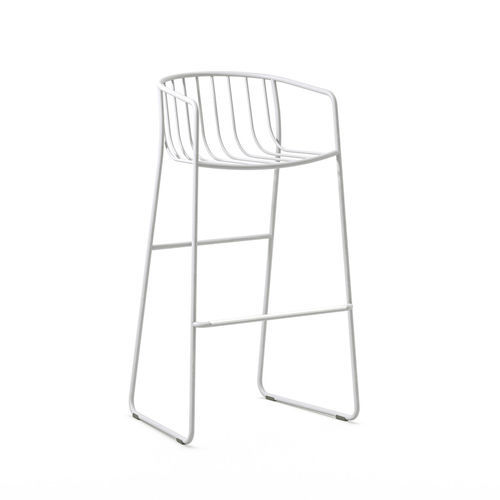 Chaise de bar contemporaine - Randa Nude ST - arrmet - d'extérieur / d'intérieur / en Trevira CS®