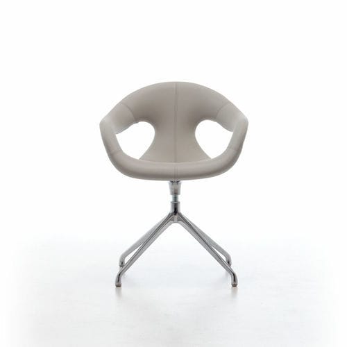 Chaise de bureau contemporaine - Sunny SP - arrmet - d'intérieur / en tissu / avec piètement en acier chromé