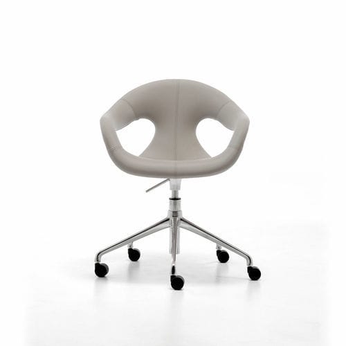 Chaise de bureau contemporaine - Sunny HO - arrmet - d'intérieur / en tissu / avec piètement en aluminium peint