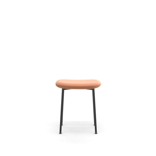 Tabouret contemporain - Macka simple 45 - arrmet - en mousse de polyuréthane / avec piètement en acier / tapissé