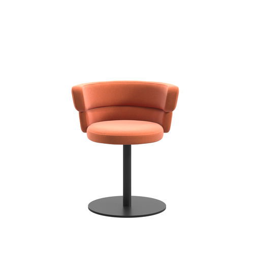 Chaise contemporaine - Dam SA - arrmet - d'intérieur / en mousse de polyuréthane / avec piètement en métal