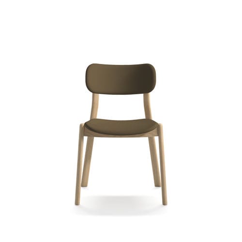 Chaise contemporaine - Kiyumi Wood Fabric  - arrmet - d'intérieur / en tissu / en frêne