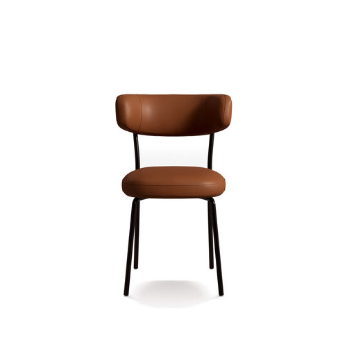 Chaise de restaurant contemporaine - Bold Soul - arrmet - d'intérieur / en cuir / en tissu