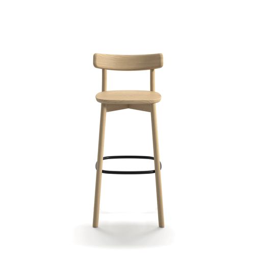 Tabouret de bar contemporain - FONDINA ST - arrmet - en frêne / avec piètement en frêne / 4 pieds