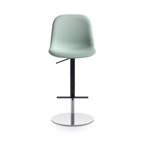 Chaise de bar contemporaine - Máni ST-ADJ - arrmet - d'intérieur / en tissu / en cuir