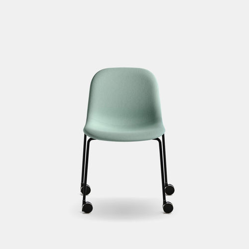 Chaise de travail en polypropylène - Mani 4L WHEELS  - arrmet - en métal / en cuir / en tissu