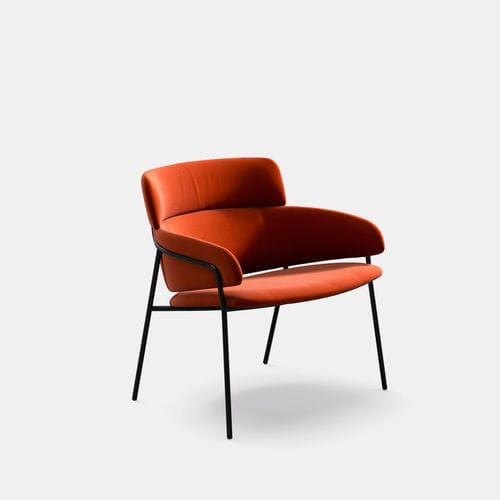 Fauteuil contemporain - Strike LO - arrmet - en tissu / en cuir / en simili cuir