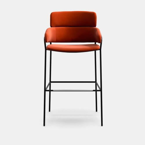 Chaise de bar contemporaine - Strike ST-XL - arrmet - d'intérieur / en tissu / en cuir
