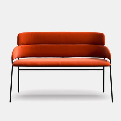 Banquette de bistrot contemporaine - Strike SO - arrmet - en cuir / en tissu / en simili cuir