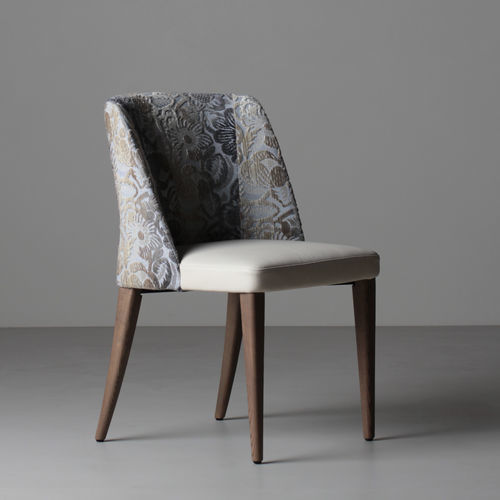 Chaise de restaurant contemporaine - Virginia XL-4WL - arrmet - d'intérieur / en tissu / en cuir