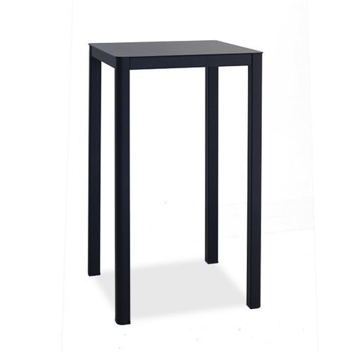 Table mange-debout contemporaine - LA table - arrmet - en HPL / avec piètement en métal peint / carrée