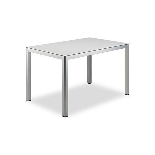 Table contemporaine - LA TABLE  - arrmet - en HPL / avec piètement en métal / rectangulaire