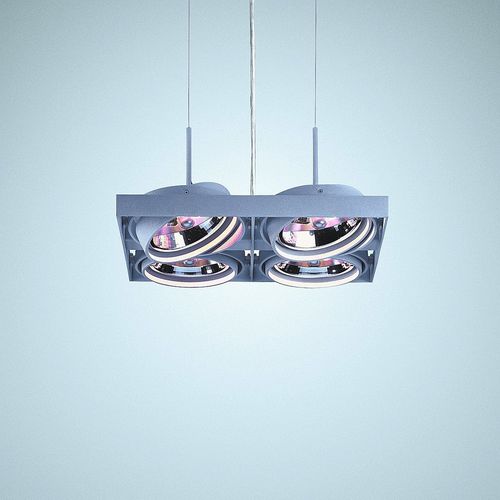 Luminaire suspendu - CARDAN - LFF - à LED / halogène / carré