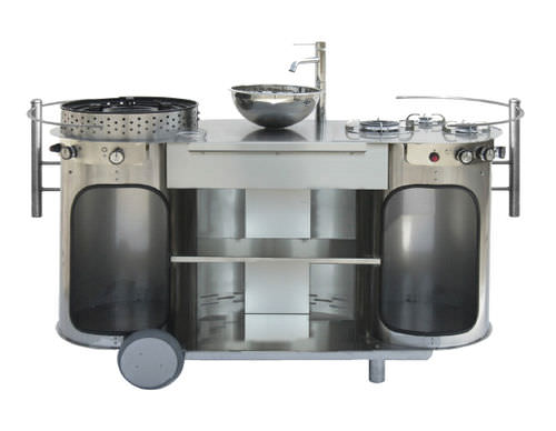 Cuisine professionnelle en inox - BONGOS : TUS BG 003 PRO - Emme Group - modulaire / mobile