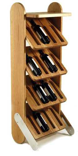 Présentoir à bouteilles - 04 - Emme Group - en bois / pour commerce